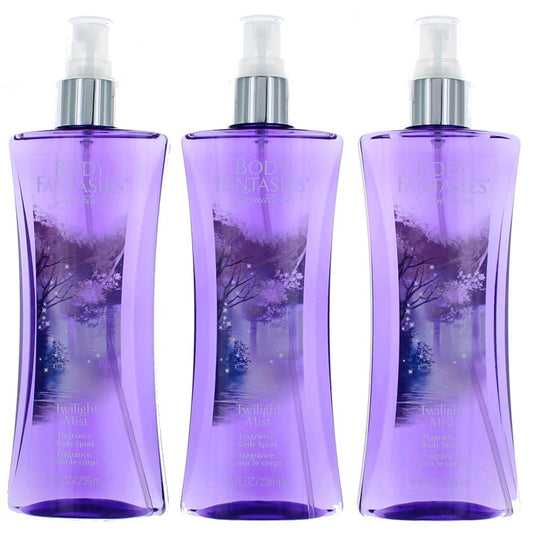 Twilight Mist By Body Fantasies, 3 Pack 8Oz Fragrance Body Spray Women : Beauty & Personal Care