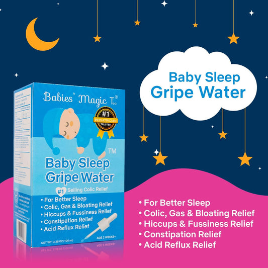 Babies Magic T Gripe Water for Baby Colic and Gas Relief- Gentle & Safe- Supports Comfort from Colic and Gas