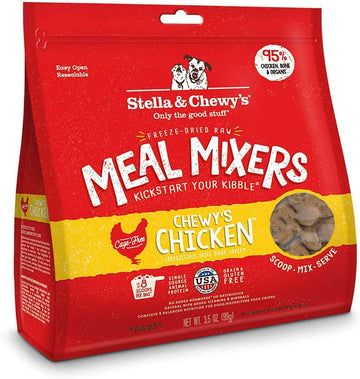 Stella & Chewy'S Freeze Dried Raw Chewy’S Chicken Meal Mixers – Dog Food Topper For Small & Large Breeds – Grain Free, Protein Rich Recipe – 3.5 Oz Bag