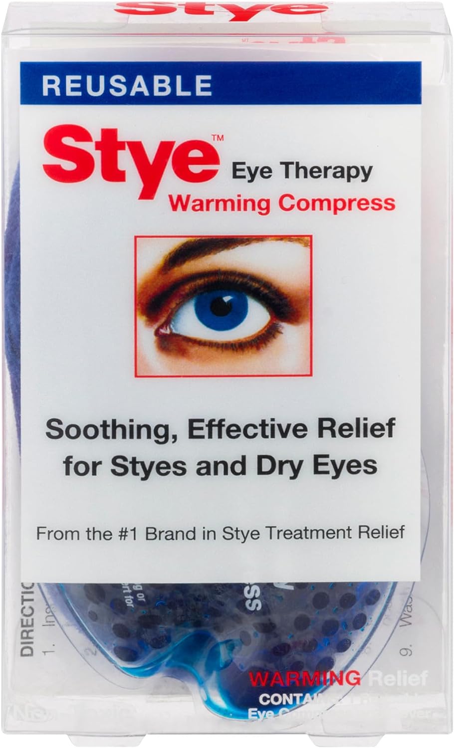 Stye Eye Therapy Reusable Warming Compress, Relief For Styes And Dry Eyes, Reusable