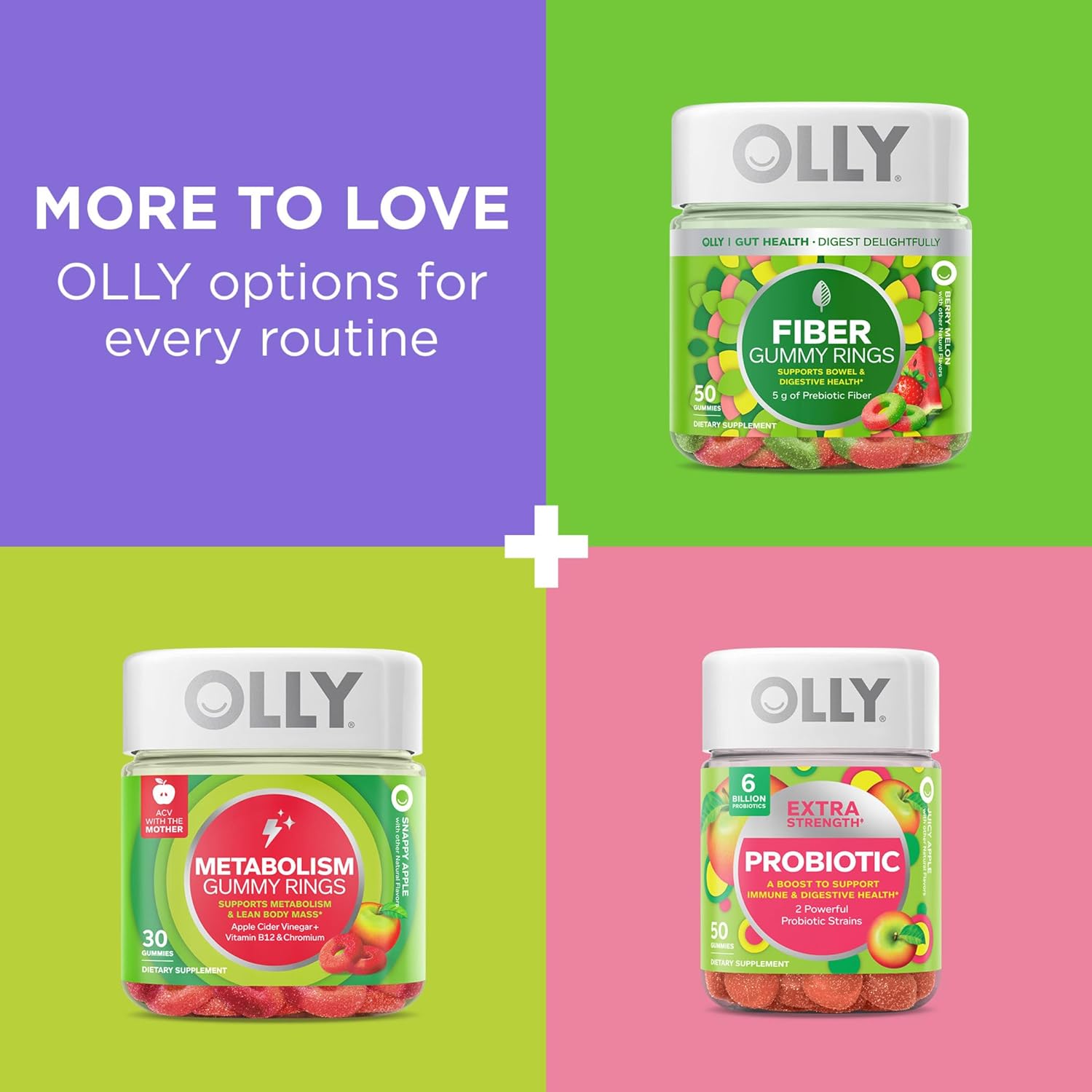 OLLY Keep it Moving Constipation Relief, Rhubarb, Prunes, Amla - Plum Berry Flavor - 30ct : Everything Else