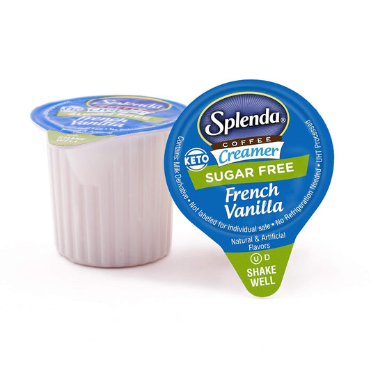 Splenda Single Serve Coffee Creamer Cups, Sugar Free French Vanilla, 180 Count