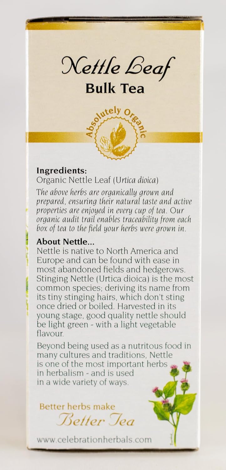 Celebration Herbals Nettle Leaf Organic 40 Gm, 0.02 Pound : Grocery & Gourmet Food
