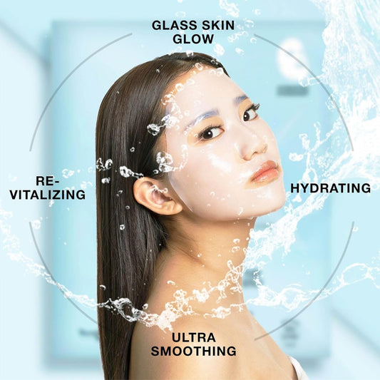 Starskin After Party 4X40G, Bio-Cellulose Brightening Face Mask For All Skin Types, Korean Skincare Mask Infused With Vitamin C Serum And Niacinamide, Energizing And Soothing, K Beauty Skincare