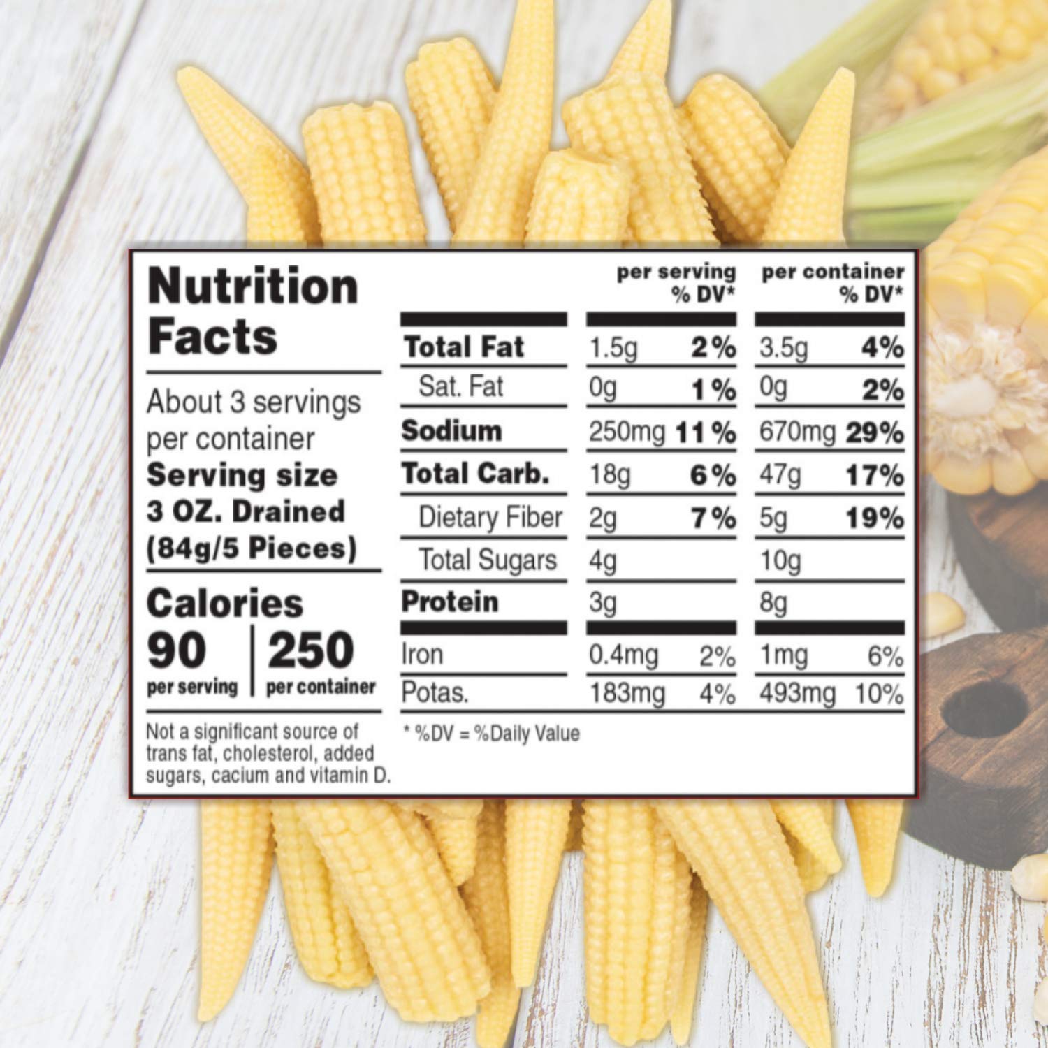 Roland Foods Whole Fancy Small Baby Corn, Specialty Imported Food, 15-Ounce Can : Grocery & Gourmet Food