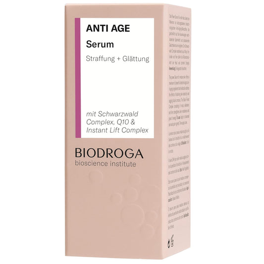 Biodroga Anti Age Serum (0.5 Oz) Tightening, Smoothing, Anti Wrinkle, Lifting - With Instant Lift Complex & Q10 - No Fragance, Colouring, Silicons, Mineral Oil, Parabens, Gluten, Lactose