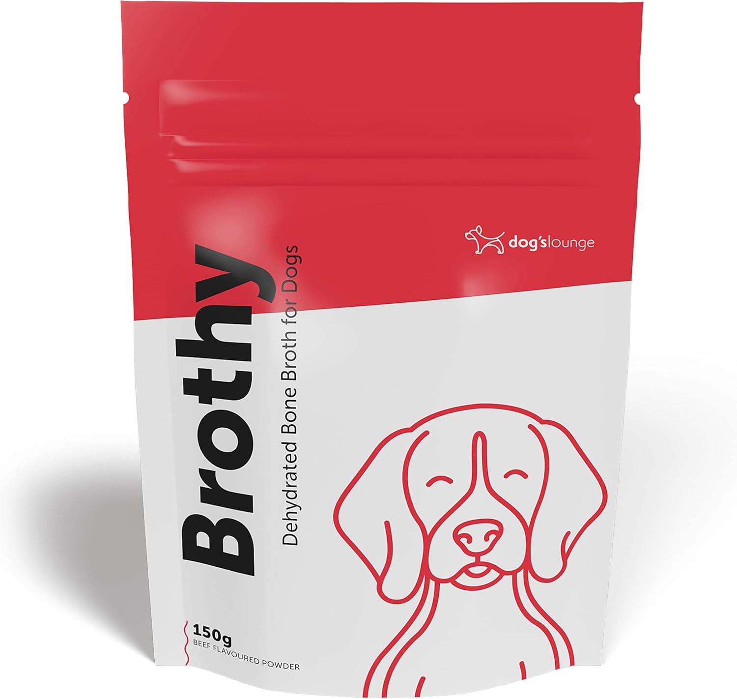 Brothy - Premium Dehydrated Bone Broth for Dogs | Digestive Maintenance, Joint Health & Coat Support | 150g (Beef)