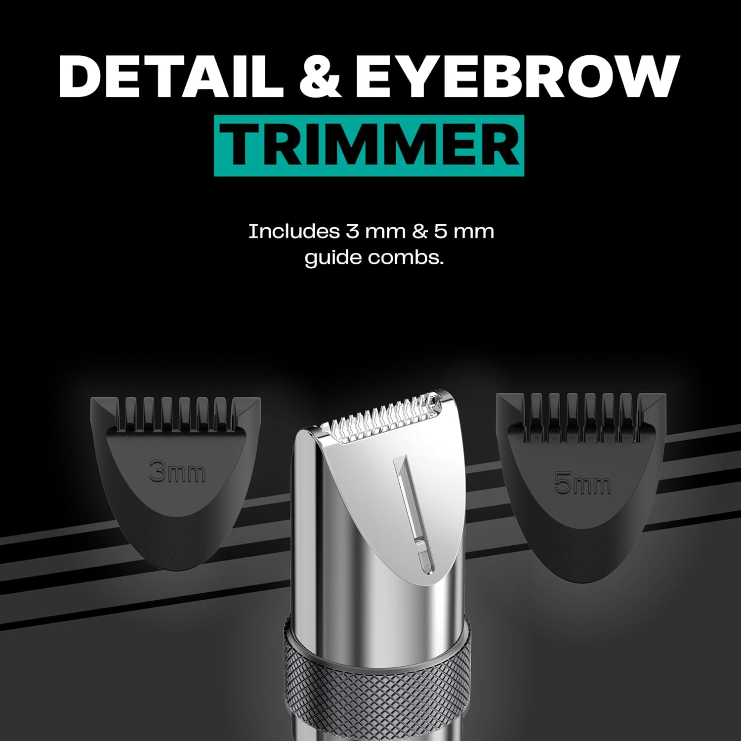 Conair Men Ear, Nose And Eyebrow Trimmer, Patented 360° Bevel Blade For No Pulls, Nicks Or Cuts Guaranteed, Nose Hair Trimmer For Men, Non-Slip Grip, 5-Piece Kit With Travel Case : Beauty & Personal Care