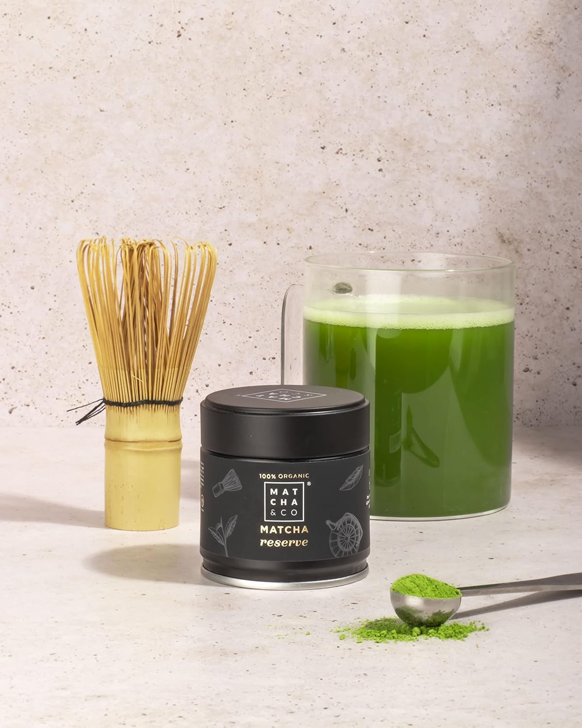 Matcha Reserve 100% Organic Tea 30G [Ceremonial Reserve Grade]. Organic Green Tea Powder From Japan. Organic Ceremonial Grade Matcha Tea. Matcha Reserve Green Tea 100% Natural