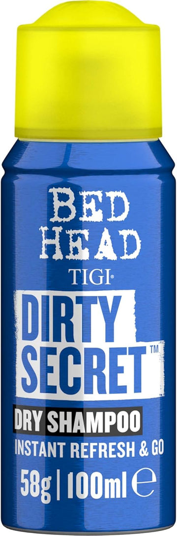 Bed Head By Tigi - Dirty Secret Dry Shampoo - Instant Hair Refresh- For Oily And Greasy Hair - Travel Size - 100 Ml