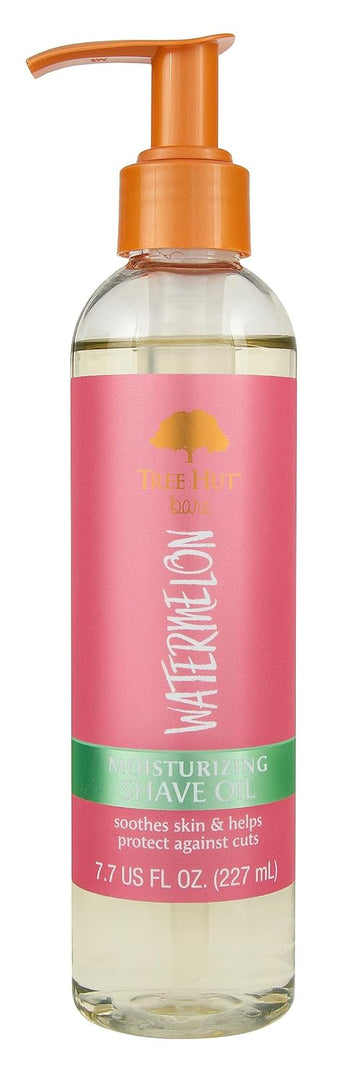 Tree Hut Moisturizing Shave Oil Watermelon, 7.7 Fl Oz, Gel-To-Oil Formula