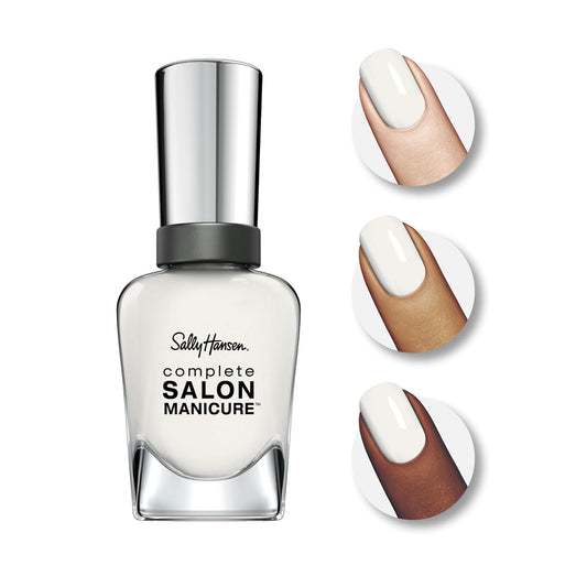 Sally Hansen Complete Salon Manicure, Let'S Snow, 0.5 Fluid Ounce