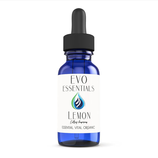 Lemon (Citrus limonum) Organic Essential Oil | 15mL | 100% Pure, Undiluted, Natural & Therapeutic Grade for Aromatherapy | EVO Essentials : Health & Household