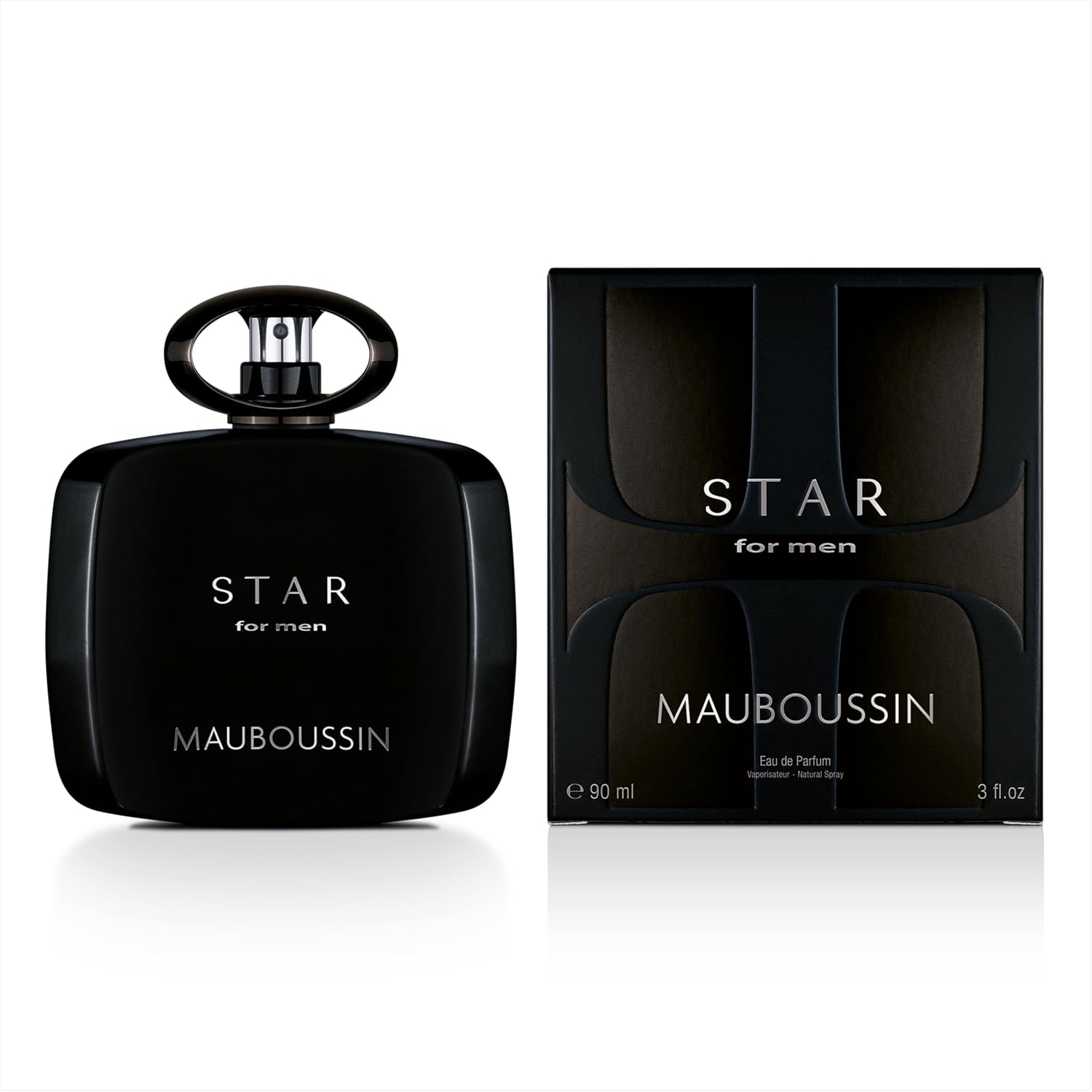 Mauboussin - Star For Men 90Ml (3 Fl Oz) - Eau De Parfum For Men - Woody & Amber Scents