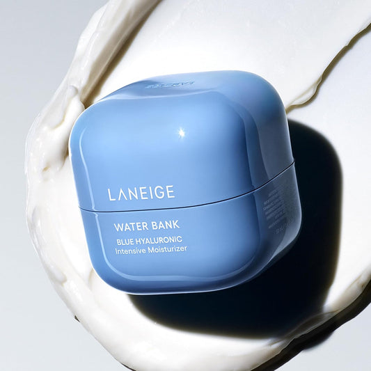 Laneige Water Bank Blue Hyaluronic Intensive Moisturizer With Peptides + Squalane: Eczema-Prone Skin, Barrier-Boosting, Nourish, Dryness