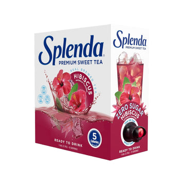 Splenda Premium Sweet Tea On Tap, 1 Gallon Bag In Box Ready To Drink Liquid, Hibiscus Tea, 128 Fl Oz