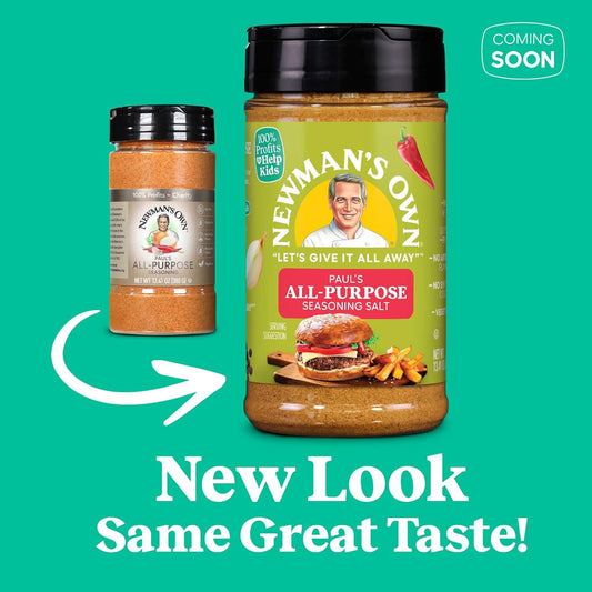 Newman'S Own Paul’S All-Purpose Seasoning; Perfect Spices For Cooking; No Msg, Gluten Free, Kosher; 13.41 Oz. Bottle