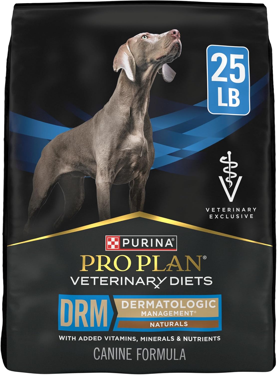 Purina Pro Plan Veterinary Diets Drm Dermatologic Management Naturals W Vitamins Dry Dog Food - 25 Pound (Pack Of 1)