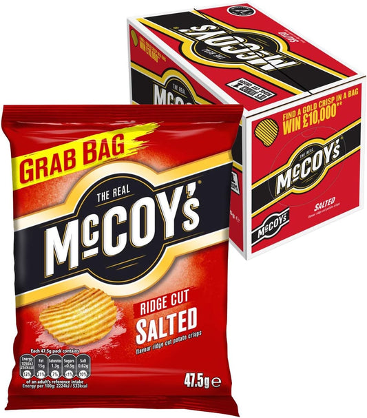 Mccoy'S Salted Crisps 47.5G Grab Bag, Case Of 36