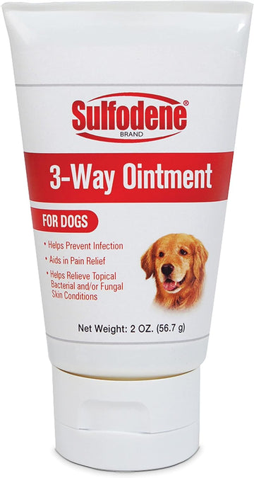 Sulfodene Dog Wound Care Ointment, Soothes cuts and scrapes, Helps Skin heal from cuts, Soothes skin irritation and redness, 2 Ounce