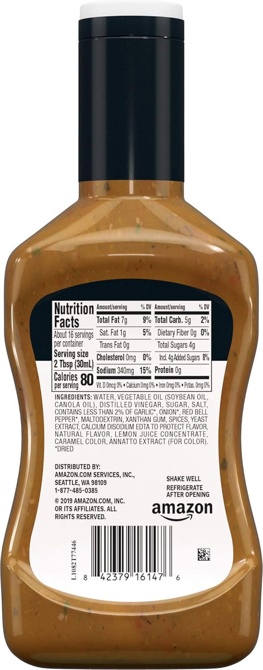 Amazon Brand - Happy Belly Traditional Italian Dressing, 16 Fl Oz (Pack Of 1)