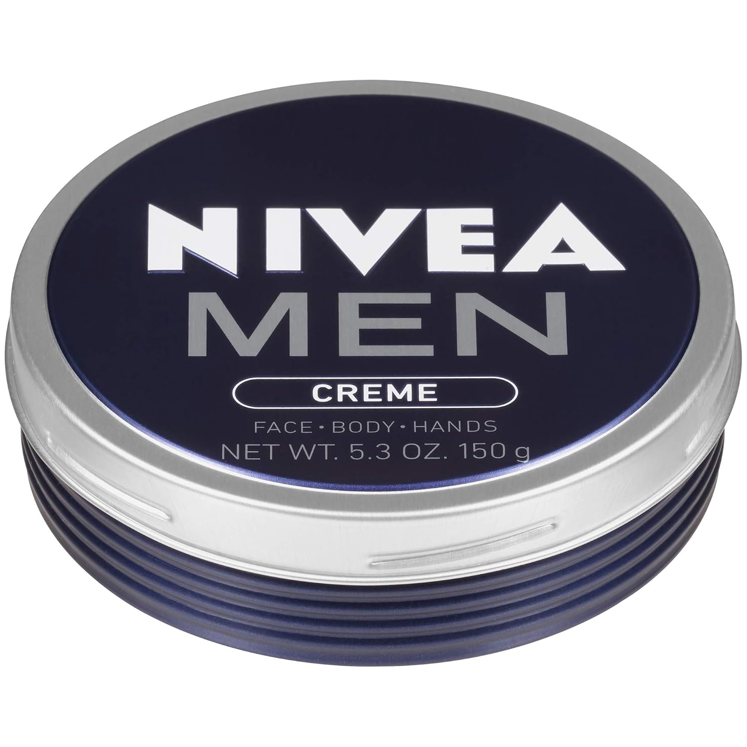 Nivea Men Creme - Multipurpose Cream For Men - Face, Hand And Body Lotion - 5.3 Oz. Tin