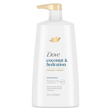 Dove Ultra Care Shampoo Coconut And Hydration For Dry Hair Shampoo With Oil Blend Of Coconut, Jojoba & Sweet Almond 25.4 Oz