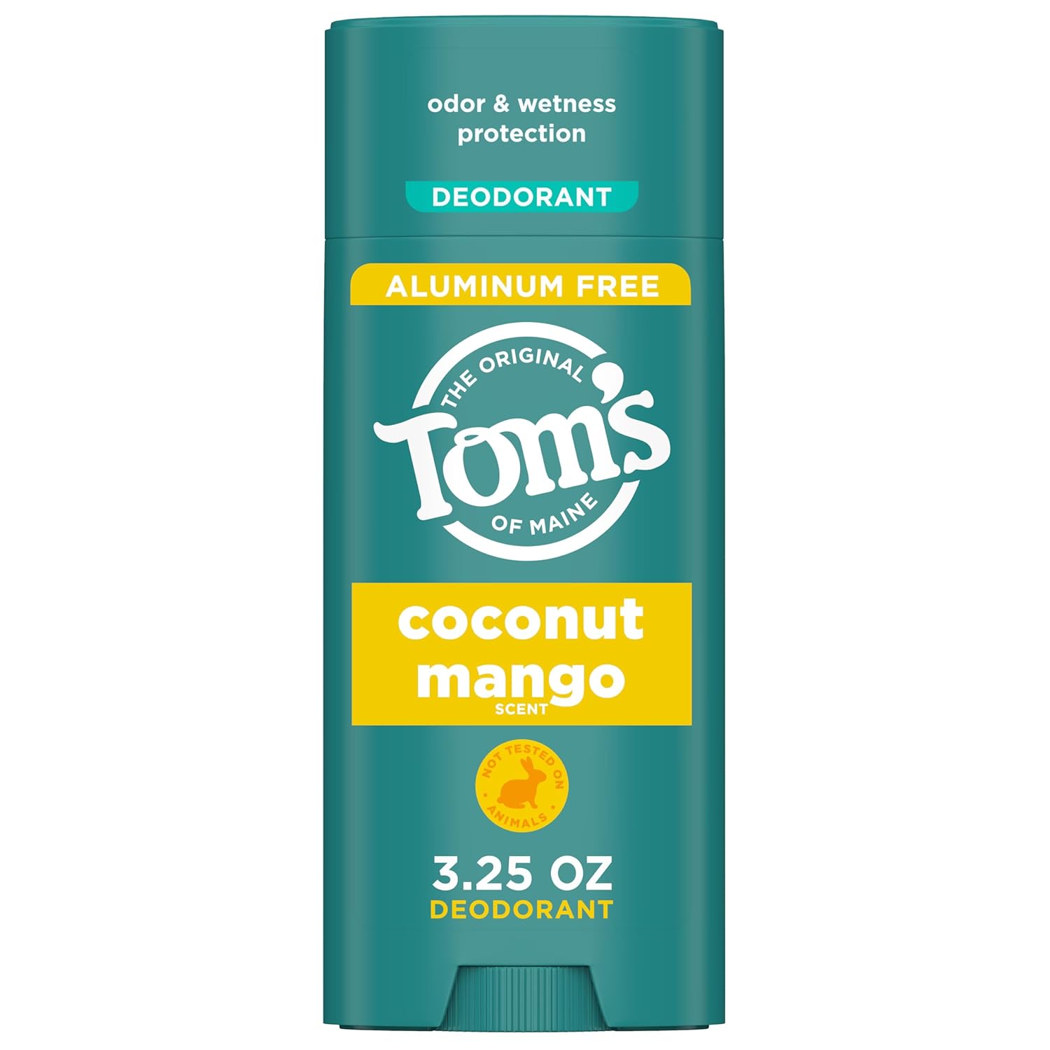 Tom’S Of Maine Coconut Mango Natural Deodorant For Women And Men, Aluminum Free, 3.25 Oz