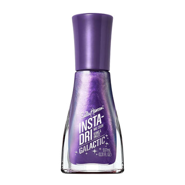 Sally Hansen Insta-Dri® Galactic, Planet Purple, Quick Dry, Long Lasting, Streak-Free Shine, Metallic Purple Nail Polish