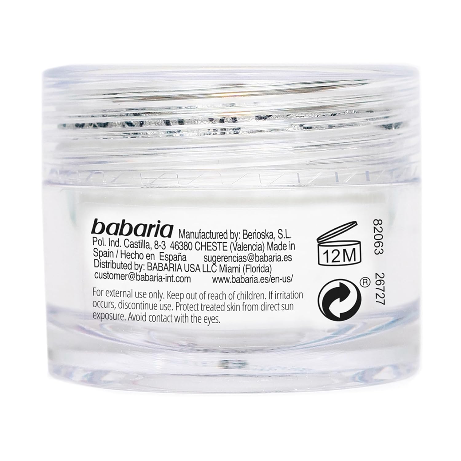 Babaria Collagen Vegan Anti Aging Moisturizer Face Cream - Plants Based Face Moisturizer For Skin Rejuvenation - 1.7 Oz : Beauty & Personal Care