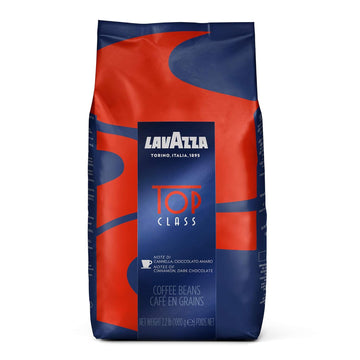 Lavazza Top Class Whole Bean Coffee Blend, Medium Espresso Roast Bag, 2.2 Pound (Pack Of 1), Authentic Italian, Blended And Roasted In Italy, Full Bodied With Smooth And Balanced Flavor