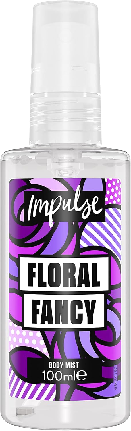 Impulse Floral Fancy Made With 100% Pcr Plastic Body Mist Deodorant Spray For A Unique And Fresh Fragrance 6 X 100 Ml