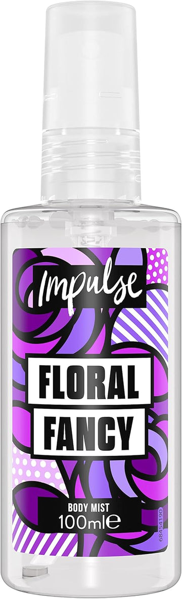 Impulse Floral Fancy Made With 100% Pcr Plastic Body Mist Deodorant Spray For A Unique And Fresh Fragrance 6 X 100 Ml