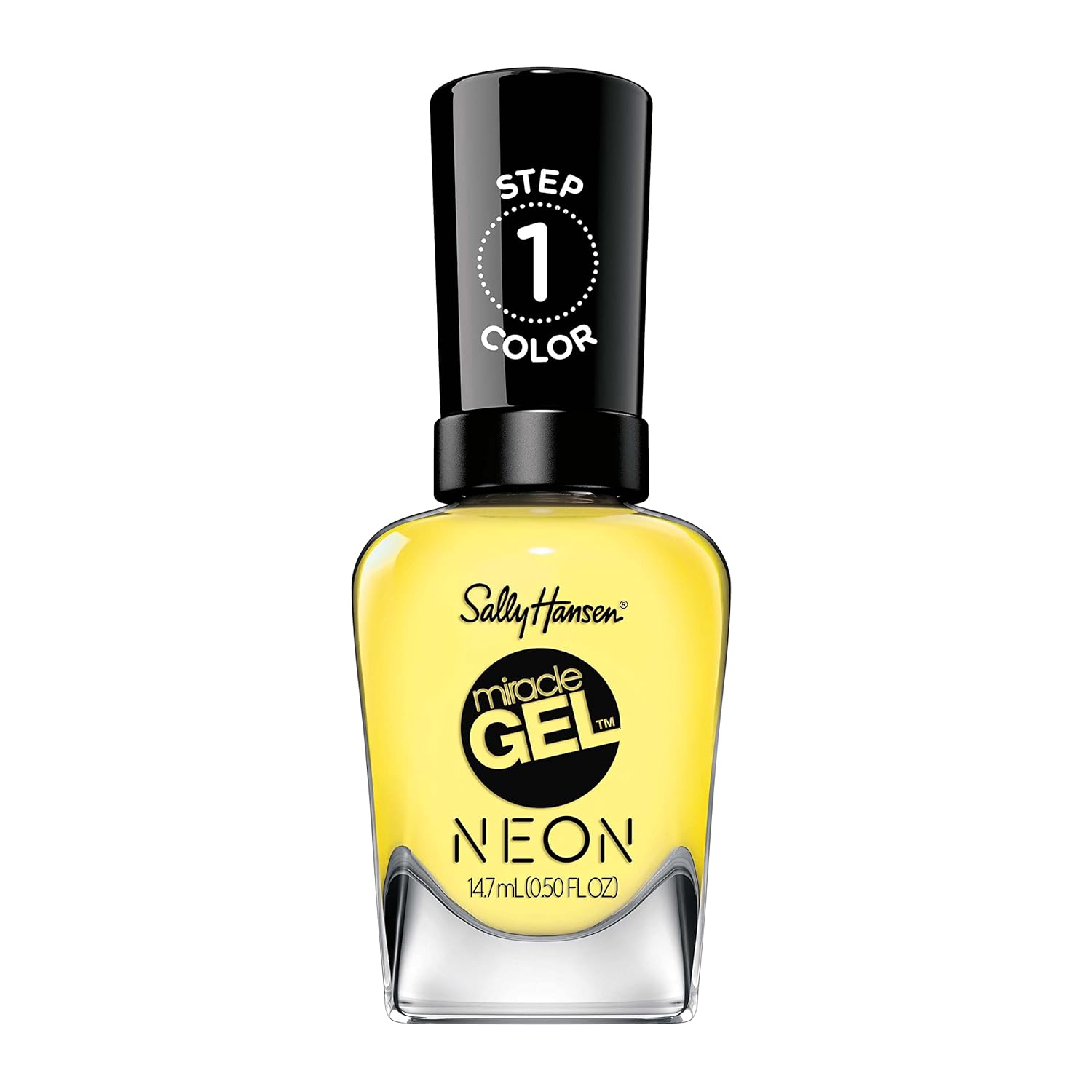 Sally Hansen Miracle Gel Neons Collection Lemon Drop Pop, 0.5 Fl Oz