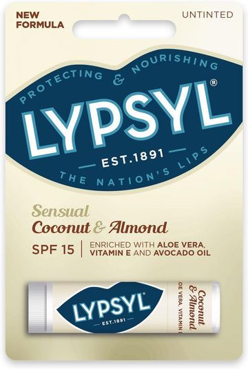 Lypsyl Sensual Lip Balm Spf 15, Coconut And Almond, 20G