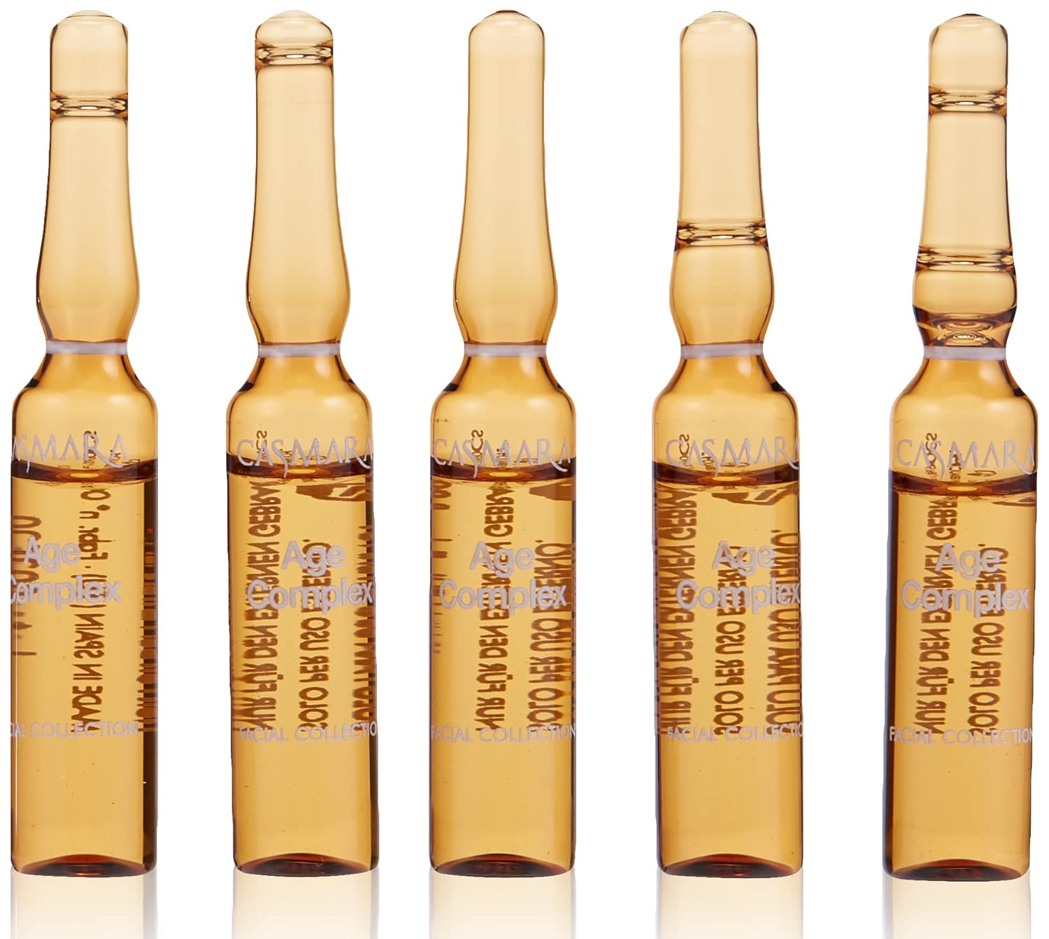 Casmara Age Complex Firming Hydrating Facial Ampoule 5 Units 2.5 Ml, Clear