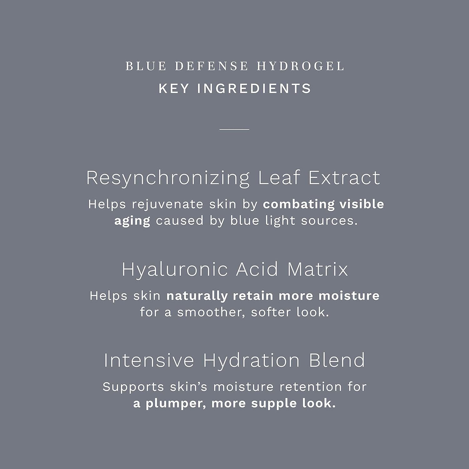 City Beauty Blue Defense Hydrogel - Gel Face Moisturizer - Hydrating Formula With Hyaluronic Acid - Solution For Dark Spots & Wrinkles - Cruelty-Free Skin Care For Blue Light Defense & Anti-Aging : Beauty & Personal Care