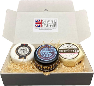 Triple Truffle Tasty Treat - 3 X Truffle Cheeses - Snowdonia 150G, Godminster 200G With Curds & Croust 165G