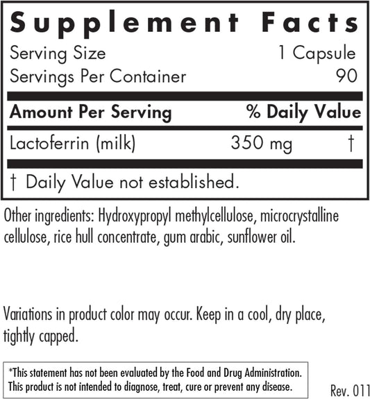 Allergy Research Group - Laktoferrin - Immune Peptide from Colostrum,