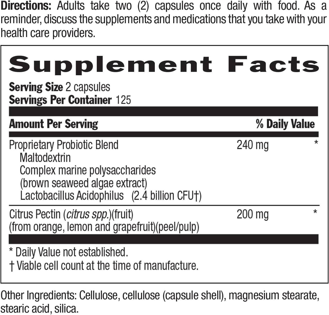 Country Life Acidophilus Probiotic Supplement For Women & Men - Free From Common Allergens - 2.4 Billion Cfus To Support Digestive Health - Dairy-Free, Non-Gmo, 250 Vegan Capsules : Health & Household