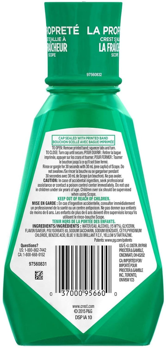 Crest Classic Mouthwash Original Formula, 250 Ml : Health & Household