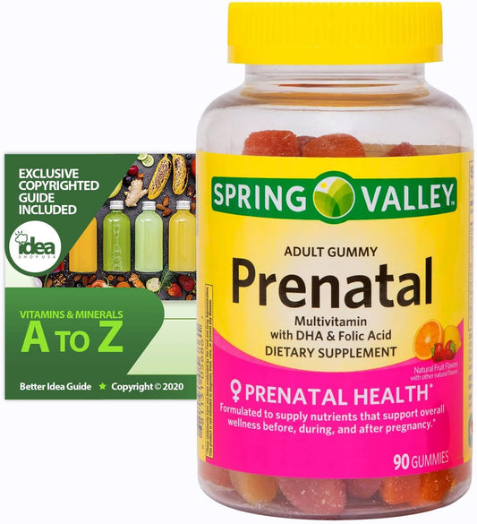 Spring Valley Adult Gummy Prenatal Multivitamin With Dha & Folic Acid