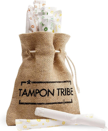 Organic Tampons - Safe Non Toxic Tampons - Natural Organic Cotton Tampons - Leak-Free Light Tampons - Tampons Organic - Regular Organic Tampons - Super Organic Tampons with Cardboard Applicator