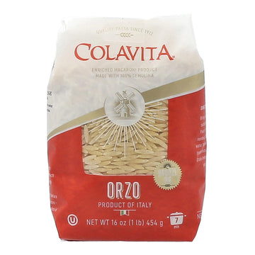 Colavita Pasta - Orzo, 1 Pound - Pack of 20