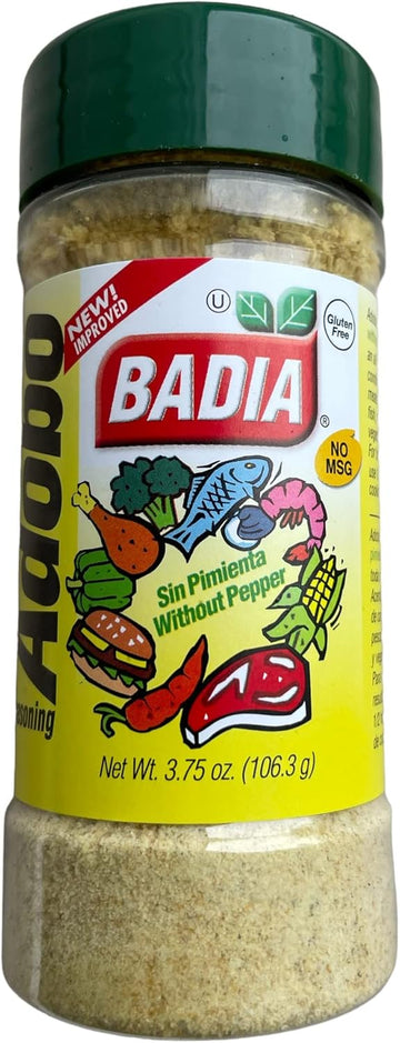 Badia Adobo Seasoning Without Pepper 3.75 Oz (106.3G)