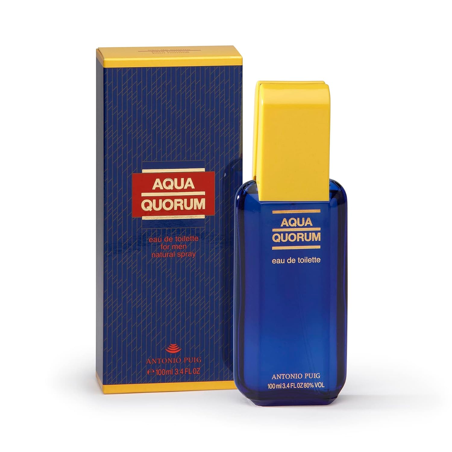 Quorum Antonio Puig Aqua For Men Edu De Toilette Spray, 3.4 Ounce : Beauty & Personal Care