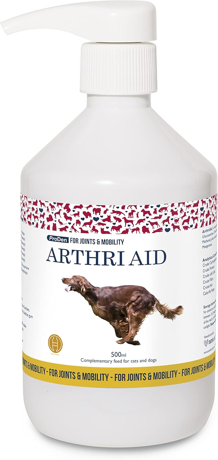 Swedencare UK ArthriAid Omega Liquid 500 ml for Dogs and Cats, Joints and Mobility Supplement?FP0086