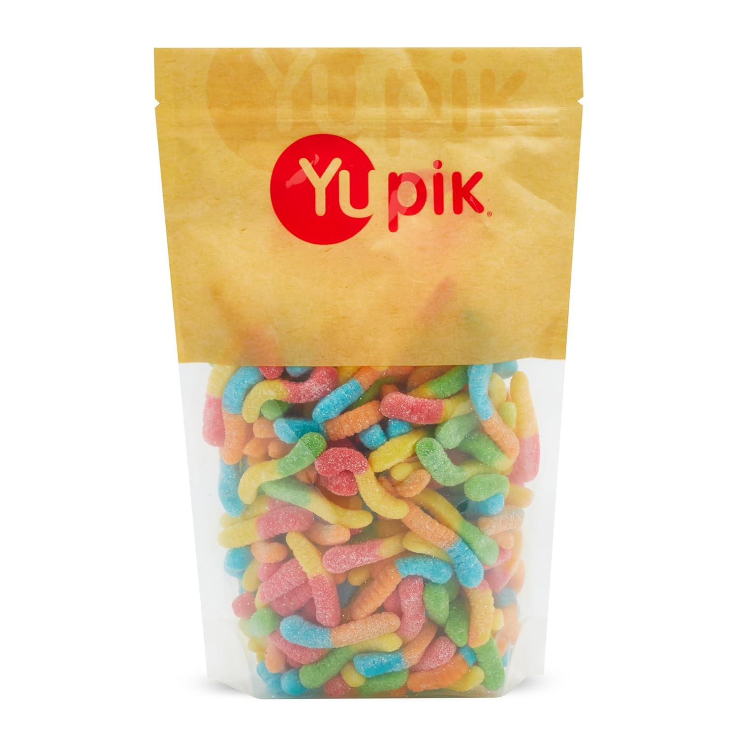 Yupik Gummies, Neon Worms, 2.2 Lb