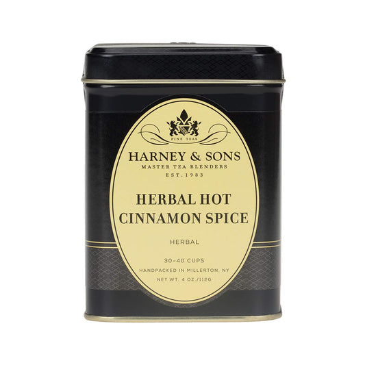 Harney & Sons Herbal Hot Cinnamon | 4Oz Tin Of Loose Leaf Herbal Tea