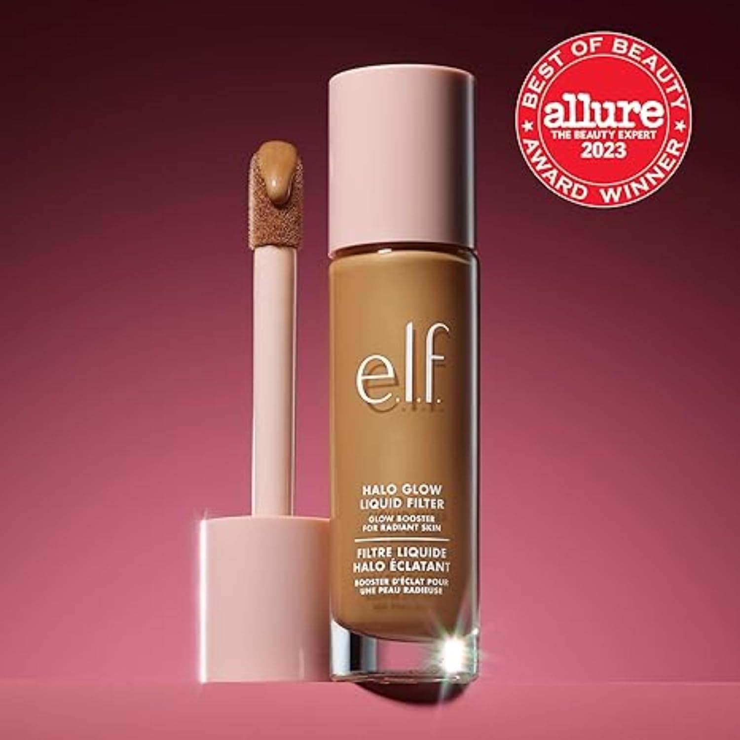 e.l.f. Halo Glow Liquid Filter, Complexion Booster For A Glowing, Soft-Focus Look, Infused With Hyaluronic Acid, Vegan & Cruelty-Free, 4 Medium : Amazon.co.uk: Beauty